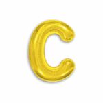 Balao-Metalizado-16----40cm-Ouro-Letra-C---Make