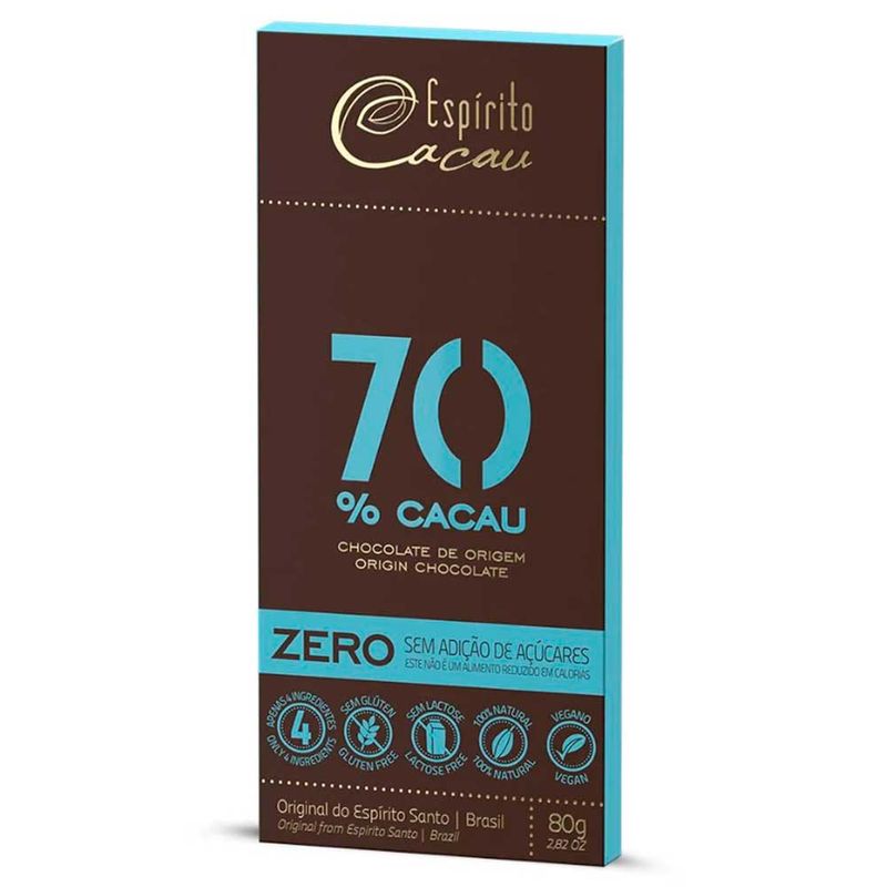 Tablete-de-Chocolate-Amargo-70--Cacau-Vegano-Zero-80g---Espirito-Cacau