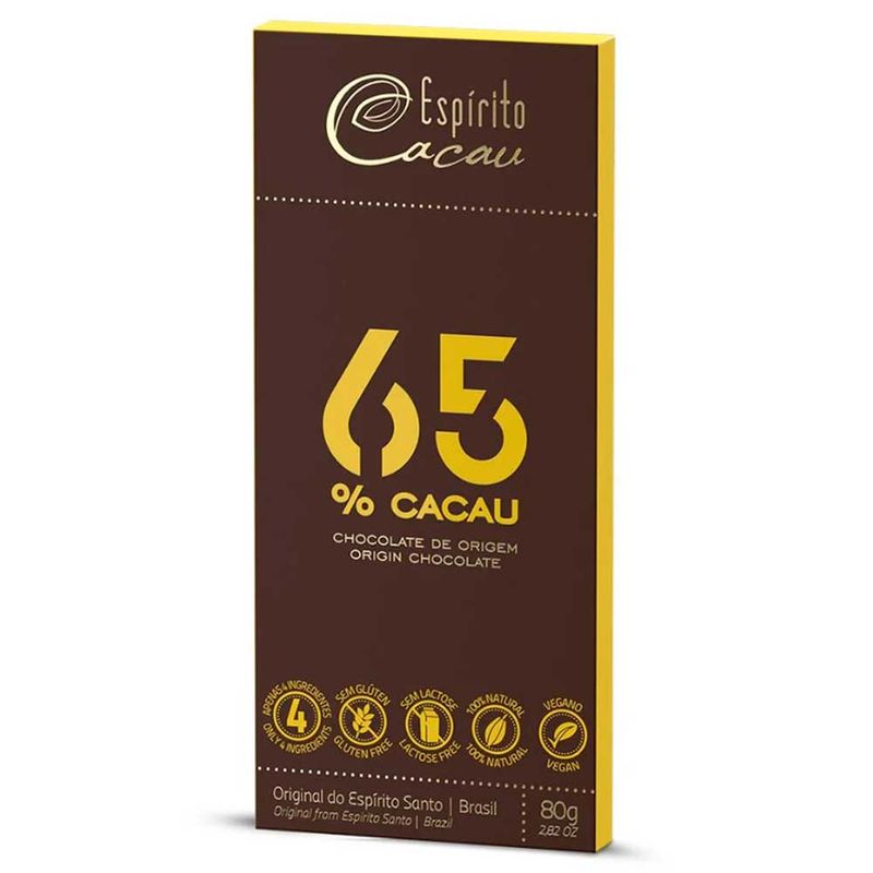 Tablete-de-Chocolate-Amargo-65--Cacau-Vegano-80g---Espirito-Cacau