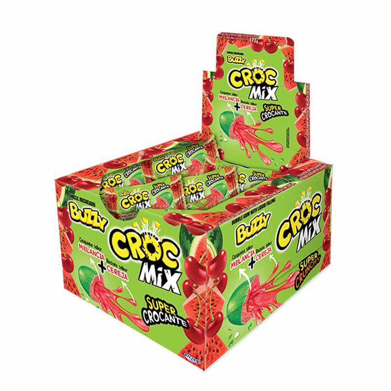 Chiclete-Buzzy-Recheado-Croc-Mix-Melancia-e-Cereja-c-40---Riclan