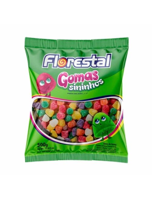 Bala de Goma Sininhos Sortida 500g - Florestal