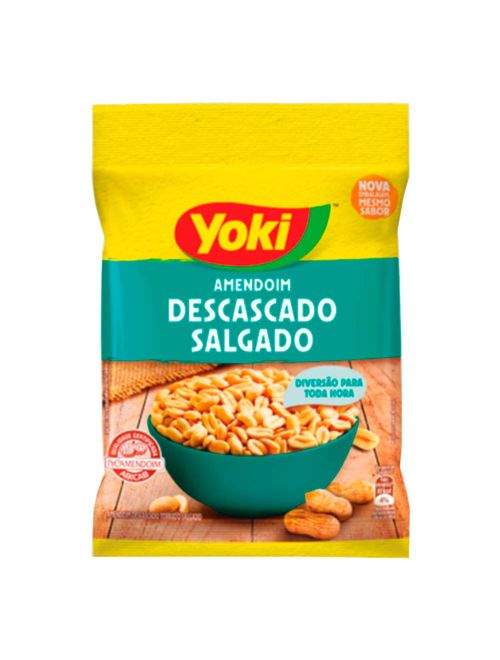 Amendoim Descascado Salgado 500g - Yoki