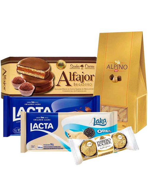 Kit Presente 7 - Chocolates Sortidos
