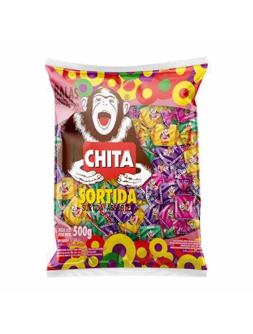 Bala Mastigável Chita Sortida 500g - Cory