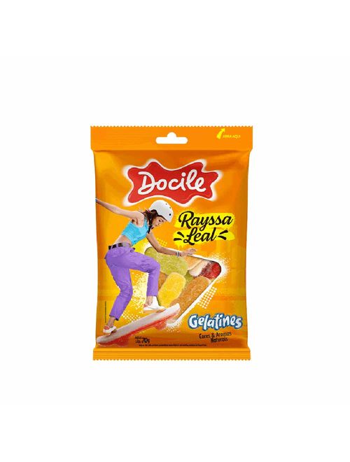 Bala de Gelatina Skate Rayssa Leal 70g - Docile