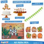 Festa-Junina-Kit-Festa-Facil-Cangaco-39-Itens---Piffer
