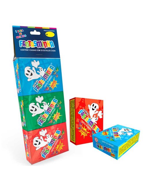 Estalos de Salão c/3 - Fantasminha