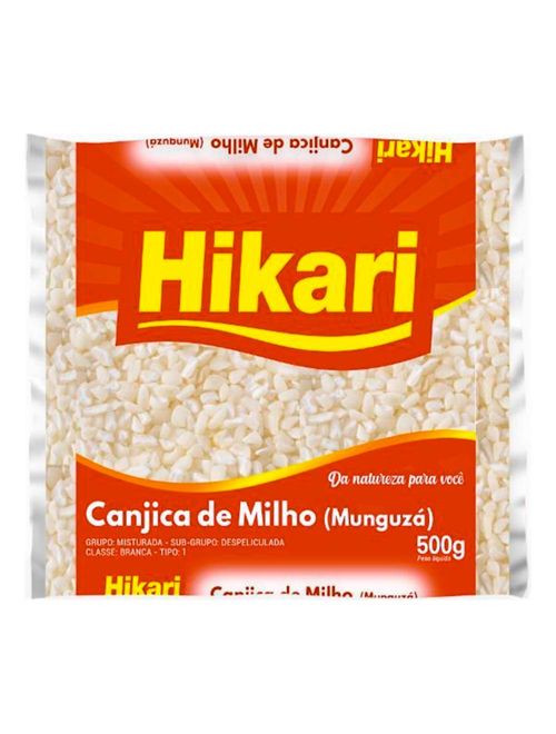 Canjica de Milho Branca 500g - Hikari