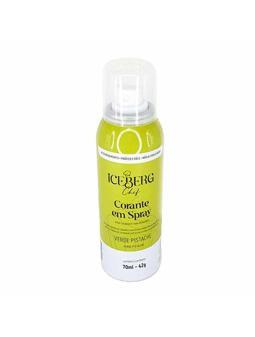 Corante em Spray Verde Pistache 70ml - Iceberg Chef