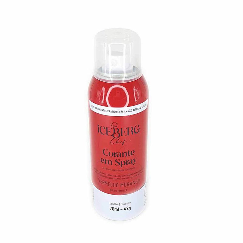 Corante-em-Spray-Vermelho-Morango-70ml---Iceberg-Chef