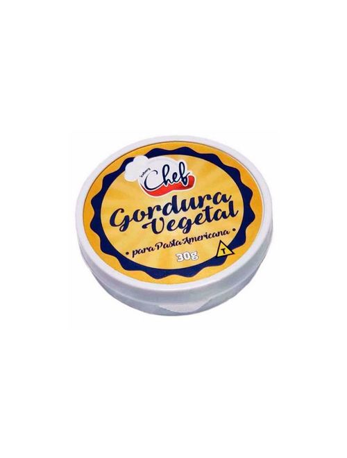 Gordura Vegetal P/ Pasta Americana 30g - Chef Iceberg