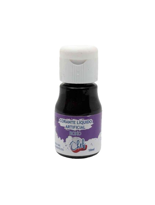 Corante Líquido Roxo 10ml - Iceberg Chef