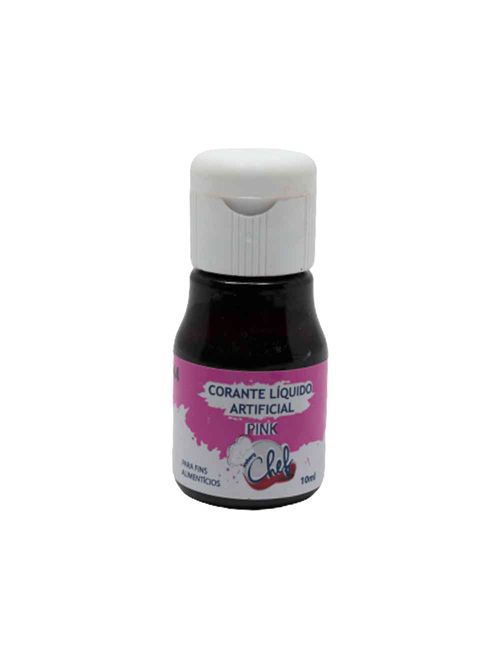 Corante Líquido Pink 10ml - Iceberg Chef