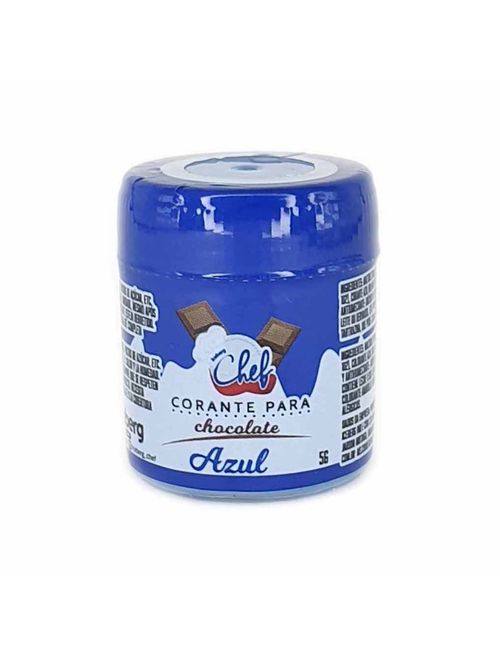 Corante em Pó para Chocolate Azul 5g - Iceberg Chef