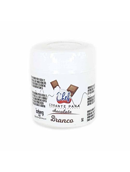 Corante em Pó para Chocolate Branco 5g - Iceberg Chef
