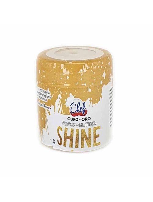 Glitter Glow Shine Ouro 5g - Iceberg Chef