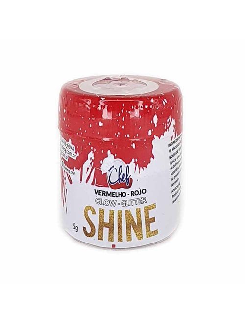 Glitter Glow Shine Vermelho 5g - Iceberg Chef