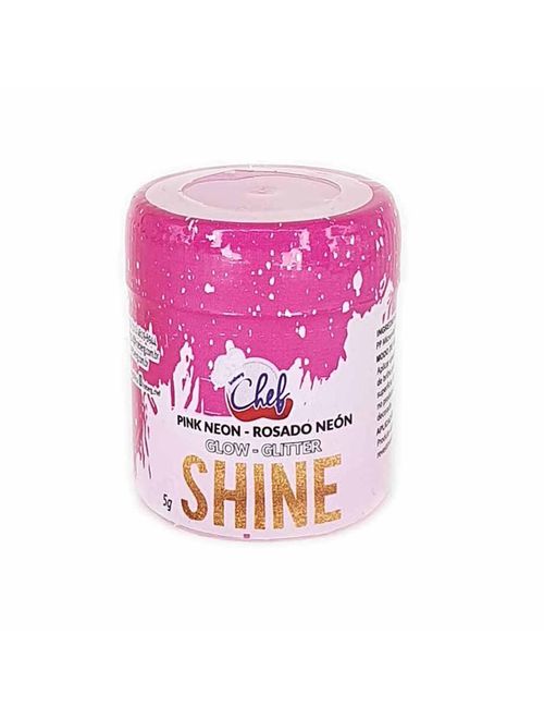 Glitter Glow Shine Pink Neon 5g - Iceberg Chef