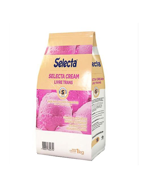 Cream Pó p/ Gelados Livre Trans 1kg- Selecta
