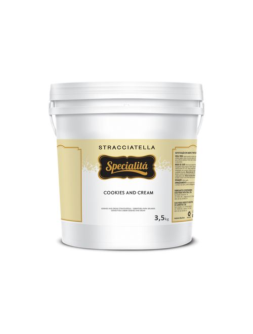 Stracciatella Cobertura Sabor Cookies And Cream 3,5kg - Selecta