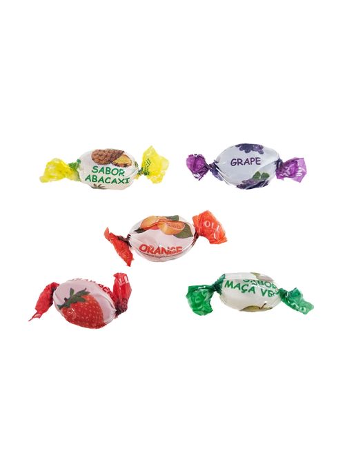Bala Mastigável Doll Frutas Sortidas 600g - Confirma