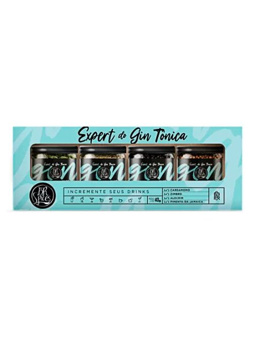 Kit Expert do Gin Tônica 40g c/ 4 BR Spices