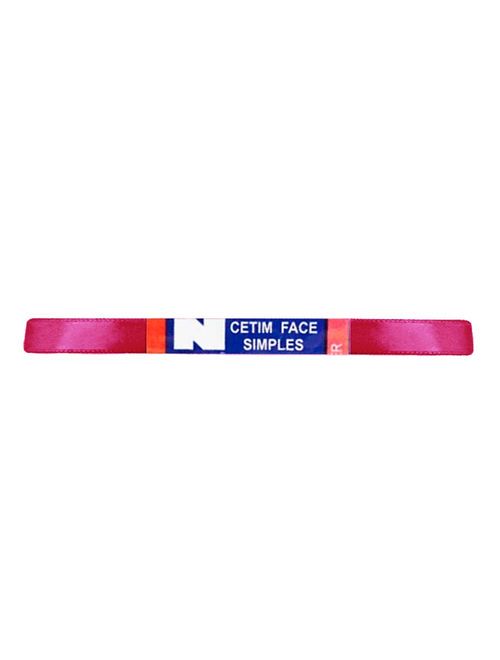 Fita de Cetim Simples No1 Cor Rosa Bispo c/10m - Najar