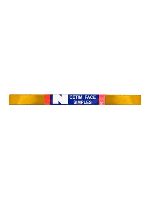 Fita de Cetim Simples No1 Cor Dourado c/10m - Najar
