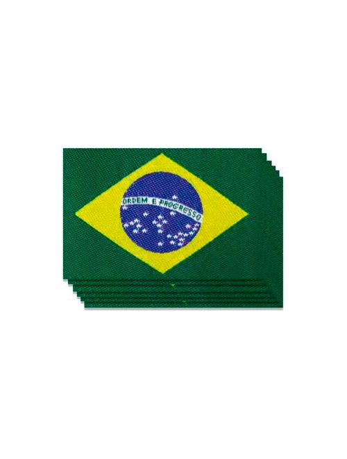 Brasil Termocolantes Bandeira c/6 - Najar