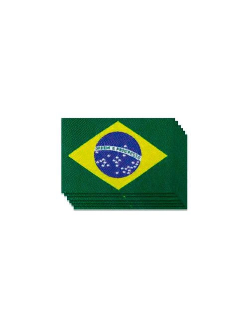 Brasil Termocolantes Bandeira Pequena c/6 - Najar