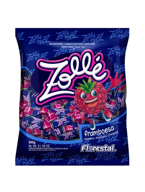 Bala Mastigavel de Framboesa Zollé - Florestal
