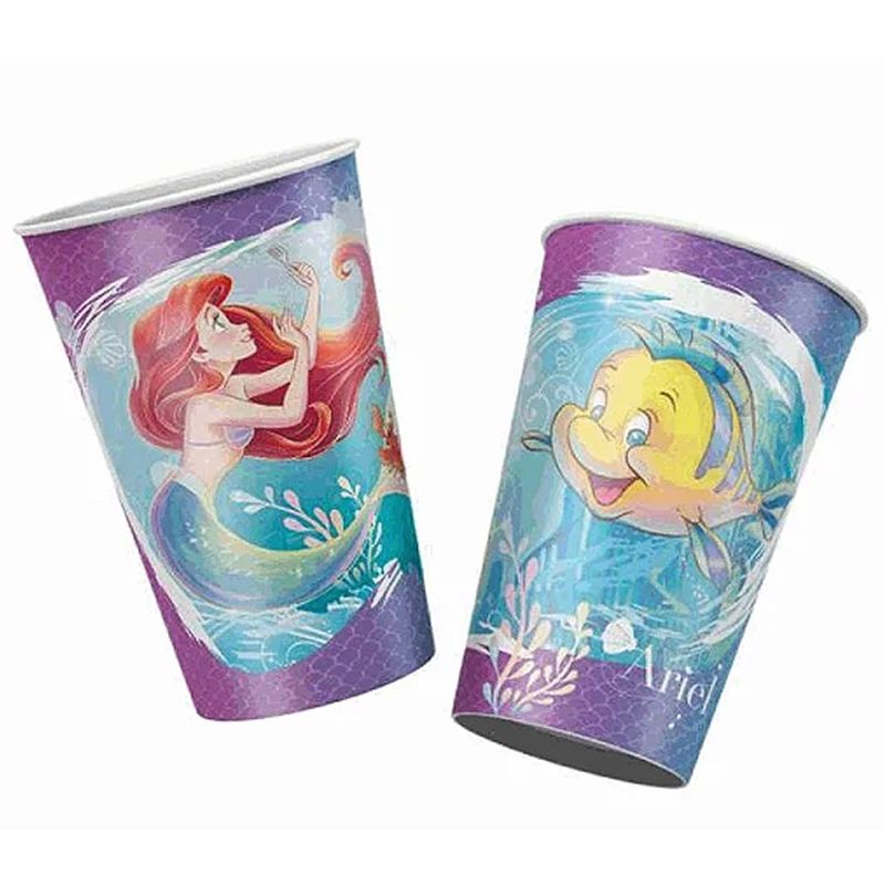 Ariel-Disney-Copo-Papel-180ml-c-12---Regina