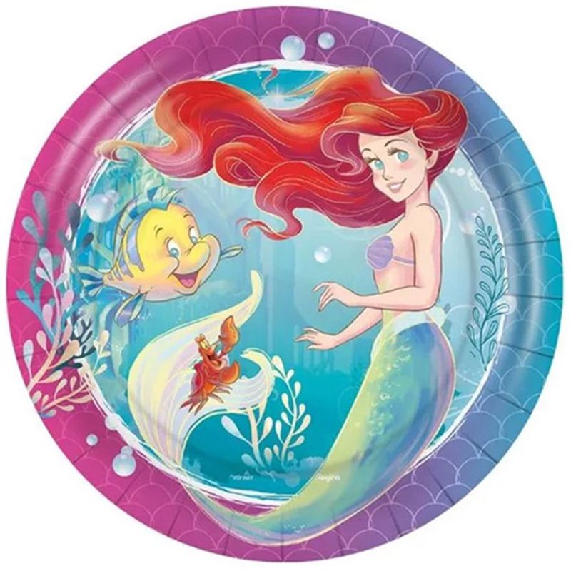 Ariel-Disney-Prato-Redondo-18cm-c-12---Regina