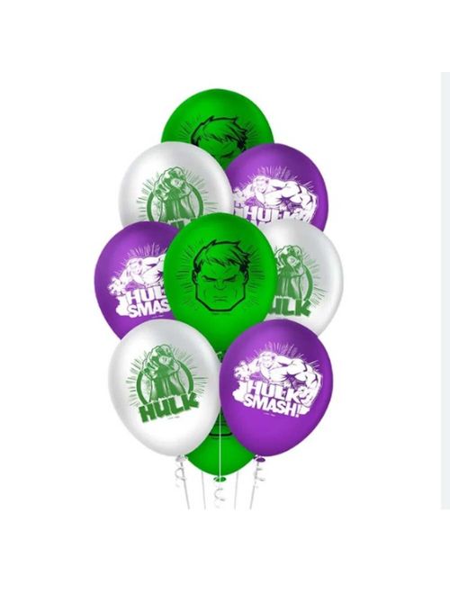 Hulk Animação Balão Látex Tamanho 9 c/25 - Regina