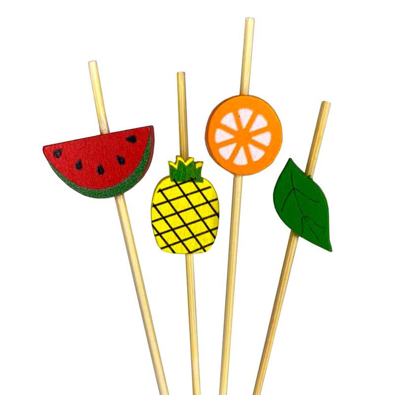 Picks-Bambu-Decorativos-Frutas-Ref.HA390-c-20---Silver-Festas