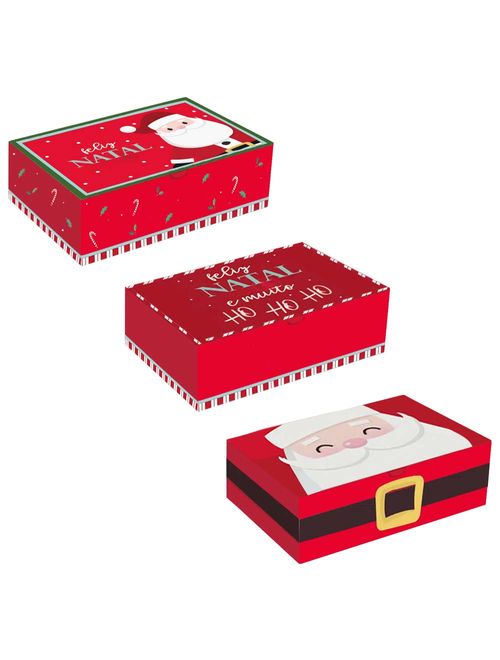 Kit Presente Feliz Natal - Caixinha + Ferrero