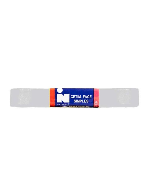 Fita de Cetim Simples No3 Cor Prata c/10m - Najar