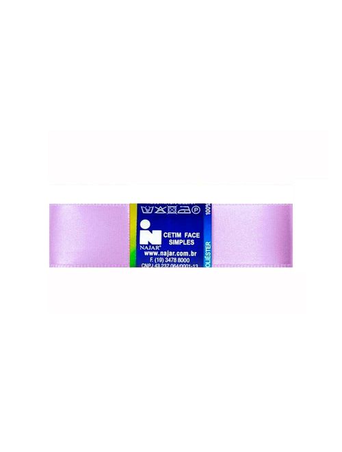 Fita de Cetim Simples No5 Cor Rosa Lavanda c/10m - Najar