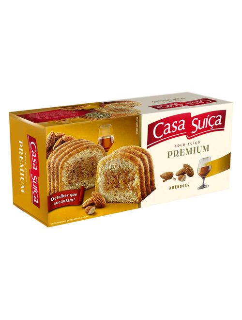 Bolo Amêndoas Premium 270g - Casa Suíça