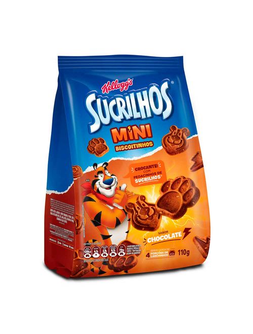 Mini Biscoito Sucrilhos Chocolate 110g - Kelloggs
