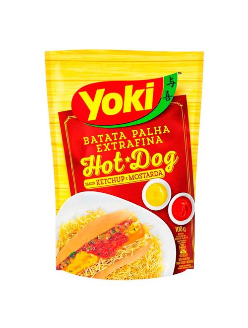 Batata Palha Extra Fina Sabor Hot Dog 100g - Yoki