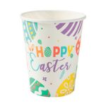 Copo-Papel-Happy-Easter-270ml-c-10---Silver-Festas