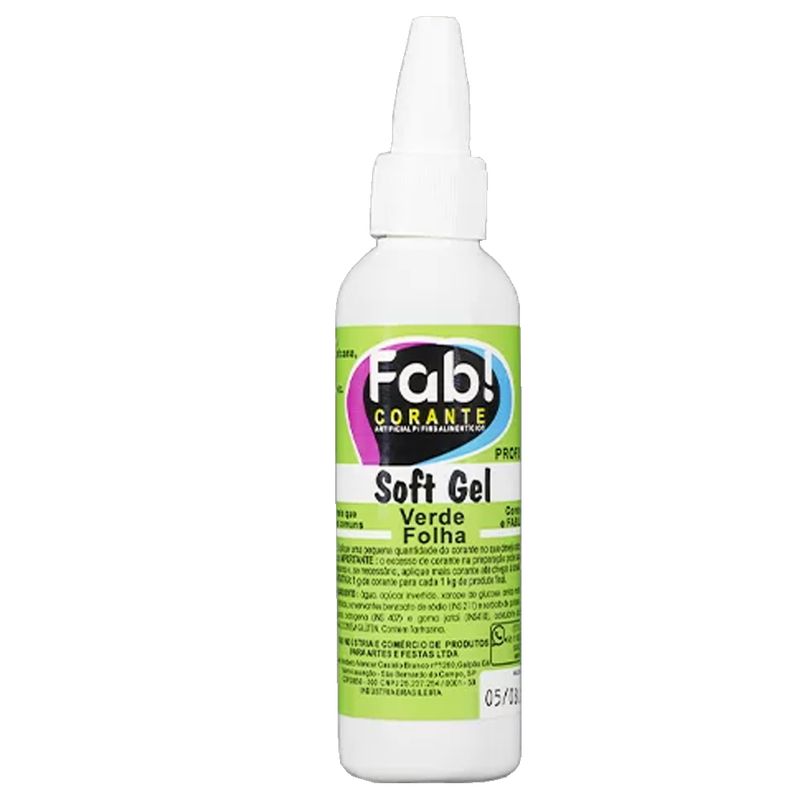 Corante-Soft-Gel-Verde-Folha-25g---Fab