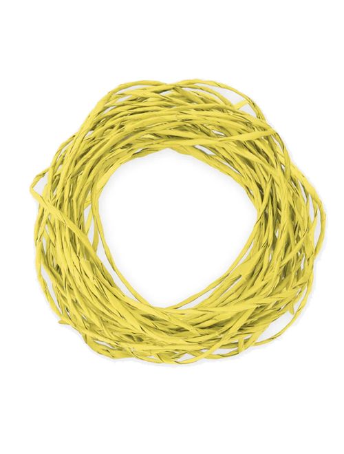 Fio de Papel Decorativo Amarelo 7m -  Cromus