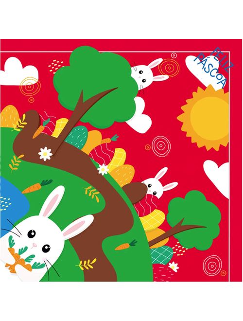 Saco Express Páscoa Esconde Vermelho 24x24cm - Cromus