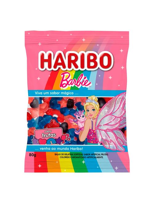 Bala de Gelatina Barbie Fantasy 80g - Haribo