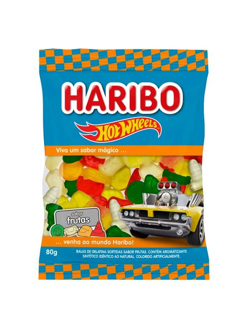 Bala de Gelatina Hot Wheels Fire 80g - Haribo