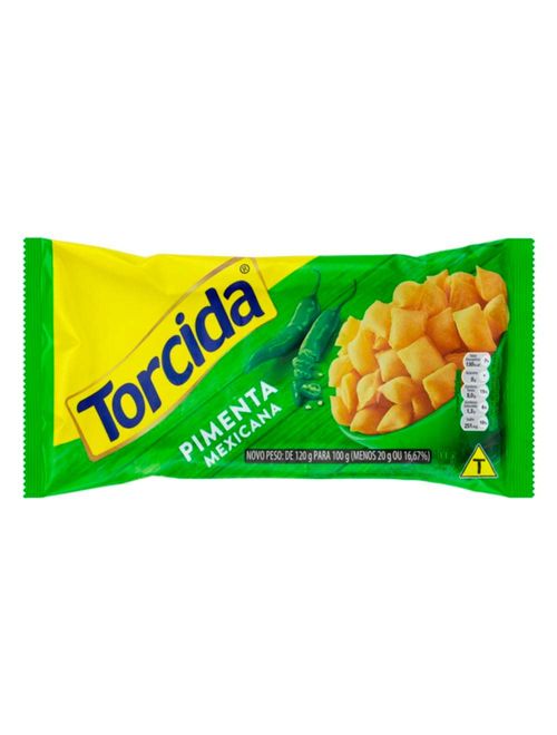 Salgadinho Torcida Pimenta Mexicana 100g - Lucky