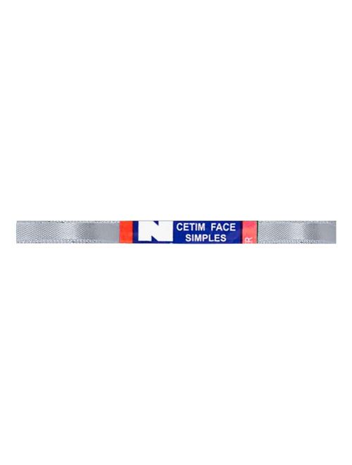 Fita de Cetim Simples No1 Cor Prata c/10m - Najar