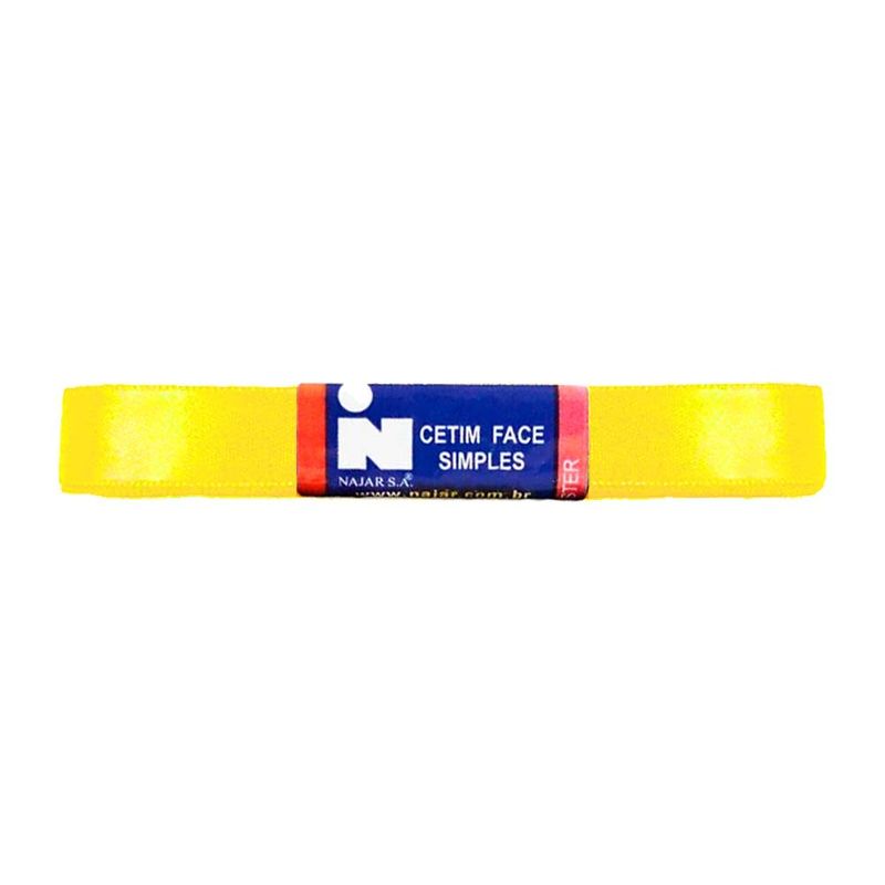 Fita-de-Cetim-Simples-No3-Cor-Amarelo-Canario-c-10m---Najar